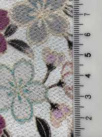 KKP2338-D-SKRZKS Flores De Cerezo Futako Chirimen[Fabrica Textil] Uni Textile(Estudio Komon) Subfoto