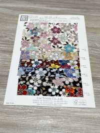 KKP2338-D-SKRZKS Flores De Cerezo Futako Chirimen[Fabrica Textil] Uni Textile(Estudio Komon) Subfoto