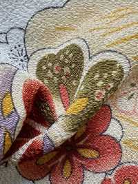 KKP2338-D-SYOCHIKU Futako Chirimen Pino, Bambú Y Ciruela[Fabrica Textil] Uni Textile(Estudio Komon) Subfoto