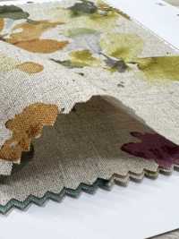 7026-1710-3 CL Loomstate Con Estampado Floral De Acuarela[Fabrica Textil] HOKKOH Subfoto