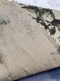 7026-1730-1 Lino Loomstate Con Flores Grandes[Fabrica Textil] HOKKOH Subfoto