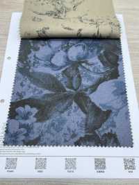 7026-1730-1 Lino Loomstate Con Flores Grandes[Fabrica Textil] HOKKOH Subfoto