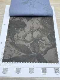 7026-1730-1 Lino Loomstate Con Flores Grandes[Fabrica Textil] HOKKOH Subfoto
