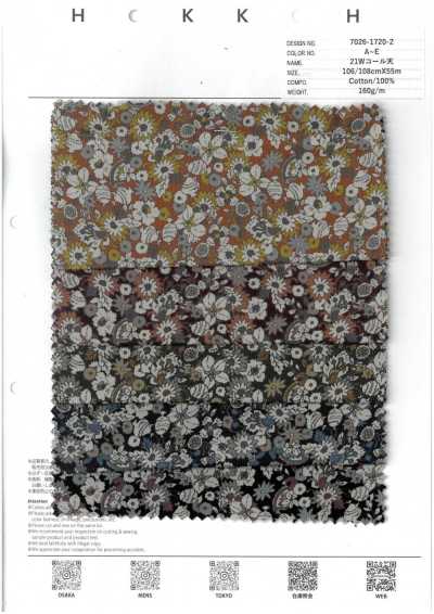 7026-1720-2 Pana 21W Floral Sarasa