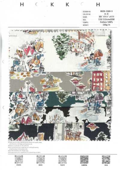 8026-1560-3 30 Viyella Angel Soft estampado paisaje nórdico