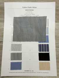 5SG032 Rayas De Popelina De Algodón[Fabrica Textil] Chambray Subfoto
