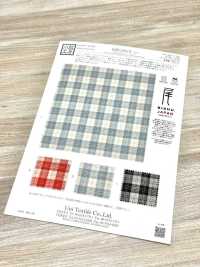 KKW2064-W-D4 Voile Eco Manard® Teñido En Hilo 1/80[Fabrica Textil] Uni Textile(Estudio Komon) Subfoto