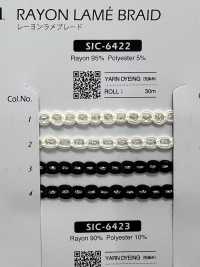 SIC-6422 Trenza De Rayón Lamé[Cordón De Cinta De Cinta] SHINDO(SECRETO) Subfoto