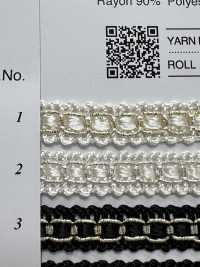 SIC-6423 Trenza De Rayón Lamé[Cordón De Cinta De Cinta] SHINDO(SECRETO) Subfoto