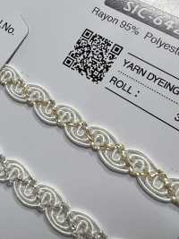 SIC-6424 Trenza De Rayón Lamé[Cordón De Cinta De Cinta] SHINDO(SECRETO) Subfoto