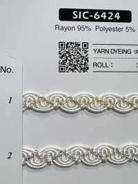 SIC-6424 Trenza De Rayón Lamé[Cordón De Cinta De Cinta] SHINDO(SECRETO) Subfoto