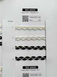 SIC-6424 Trenza De Rayón Lamé[Cordón De Cinta De Cinta] SHINDO(SECRETO) Subfoto