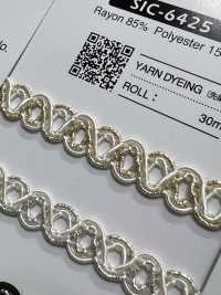 SIC-6425 Trenza De Rayón Lamé[Cordón De Cinta De Cinta] SHINDO(SECRETO) Subfoto