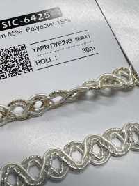 SIC-6425 Trenza De Rayón Lamé[Cordón De Cinta De Cinta] SHINDO(SECRETO) Subfoto