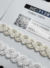 SIC-7128 Trenza De Encaje De Algodón[Cordón De Cinta De Cinta] SHINDO(SECRETO) Subfoto