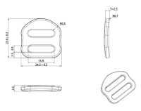 HH043 Altica Conehead Triglide[Hebillas Y Anillo] Subfoto