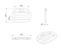 HH060-B Altica Universe Triglide[Hebillas Y Anillo] Subfoto