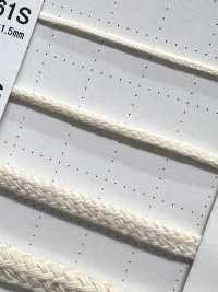 C162S Cordón De Material Natural PART1 C162S Cordón Redondo De 2,5 Mm[Cordón De Cinta De Cinta] Cordon Subfoto