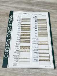 KNF2 Cordón De Material Natural PARTE 2 Cordón Redondo Kenaf 2 Con Núcleo De 2,0 Mm[Cordón De Cinta De Cinta] Cordon Subfoto