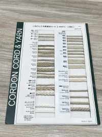 KNF6 Cordón De Material Natural PARTE 2 Cordón Redondo Kenaf 6 De 4,0 Mm[Cordón De Cinta De Cinta] Cordon Subfoto