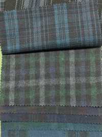 INDIA-312 Sarga De Madrás Teñida Con índigo[Fabrica Textil] ARINOBE Subfoto