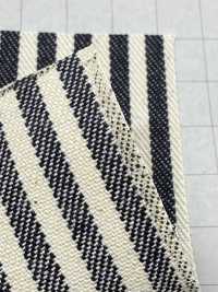 W3333-D Algodón Denim De Nogal Con Rayas Llamativas De 10 Oz[Fabrica Textil] Textiles Yoshiwa Subfoto