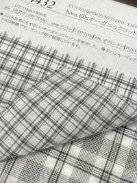 14432 Fuwa.60 Hilo Algodón Orgánico Fruncido Cuadros[Fabrica Textil] SUNWELL Subfoto