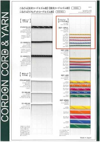 REF15PUL Refle Dot cordón redondo 1,5 mm