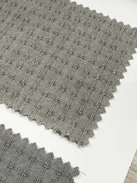 HK1145BW Dobby Estilo Sashiko Teñido Con Tinta Musashi[Fabrica Textil] KOYAMA Subfoto
