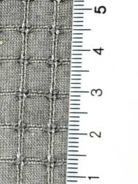 HK1145BW Dobby Estilo Sashiko Teñido Con Tinta Musashi[Fabrica Textil] KOYAMA Subfoto