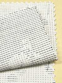 A-1528 Jacquard De Flores Estilo Sashiko[Fabrica Textil] ARINOBE Subfoto