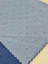 A-1510 Estampado índigo De Flores Y Puntos[Fabrica Textil] ARINOBE Subfoto