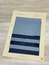 A-1510 Estampado índigo De Flores Y Puntos[Fabrica Textil] ARINOBE Subfoto