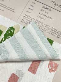 850552 Algodón Oxford Sin Blanquear Aspara Stripe[Fabrica Textil] VANCET Subfoto