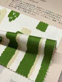 850552 Algodón Oxford Sin Blanquear Aspara Stripe[Fabrica Textil] VANCET Subfoto