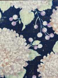 850557 Salón Eslavo De Flores Con Aspecto De Lino, Bola De Nieve[Fabrica Textil] VANCET Subfoto