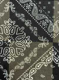 850590 BANDANA DE CUADROS DE Paño Ancho Con Aerografía[Fabrica Textil] VANCET Subfoto