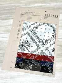 850590 BANDANA DE CUADROS DE Paño Ancho Con Aerografía[Fabrica Textil] VANCET Subfoto