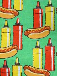 850598 Perro Caliente Americano Vintage De Paño Ancho[Fabrica Textil] VANCET Subfoto