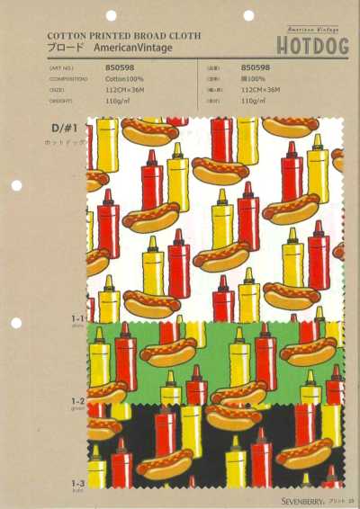 850598 Popelina American Vintage Hot Dog