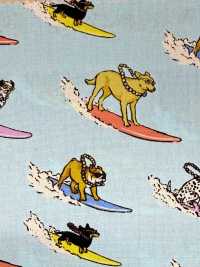 850599 Pop Elegante Y Moderno: Perros Surfistas[Fabrica Textil] VANCET Subfoto