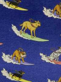 850599 Pop Elegante Y Moderno: Perros Surfistas[Fabrica Textil] VANCET Subfoto
