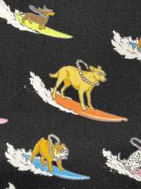 850599 Pop Elegante Y Moderno: Perros Surfistas[Fabrica Textil] VANCET Subfoto