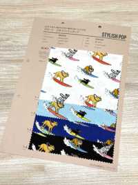 850599 Pop Elegante Y Moderno: Perros Surfistas[Fabrica Textil] VANCET Subfoto
