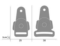 IB-KT YKK IB-KT Tipo De Liberación Lateral[Hebillas Y Anillo] YKK Subfoto