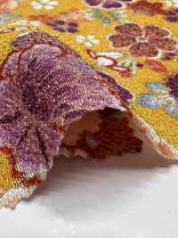 KKP2338-D-HNCRS Futako Chirimen Flor Chirashi[Fabrica Textil] Uni Textile(Estudio Komon) Subfoto