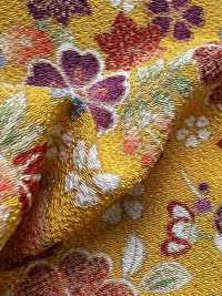 KKP2338-D-HNCRS Futako Chirimen Flor Chirashi[Fabrica Textil] Uni Textile(Estudio Komon) Subfoto