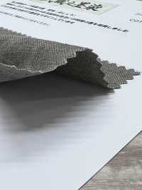 HK7071BW Musashino Sumizome - Oxford De Algodón Y Cáñamo, Teñido De Negro, OW[Fabrica Textil] KOYAMA Subfoto