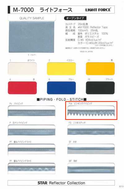 M-7000 Ribete dentado Light Force