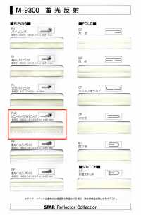 M-9300-PKK M-9300 Rollo De Ribete Que Brilla En La Oscuridad[Cordón De Cinta De Cinta] MARCA ESTRELLA (Hoshika) Subfoto